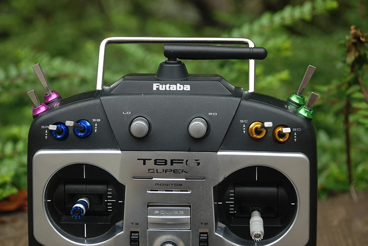 Цветная гайка переключателя радиоуправления для Futaba JR FrSky Taranis X9D plus Гайка 12 шт. |