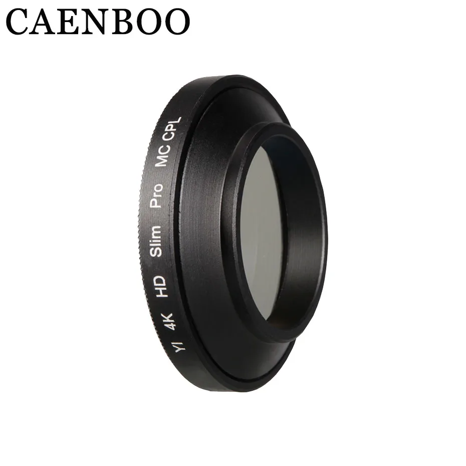 CPL Filter CAENBOO объектив ND фильтры для XiaoMi Yi 4K+ плюс круговой ND2 4 фильтр Спортивная Экшн-камера протектор для Xiaomi Yi 4K аксессуары - Цвет: CPL Filter