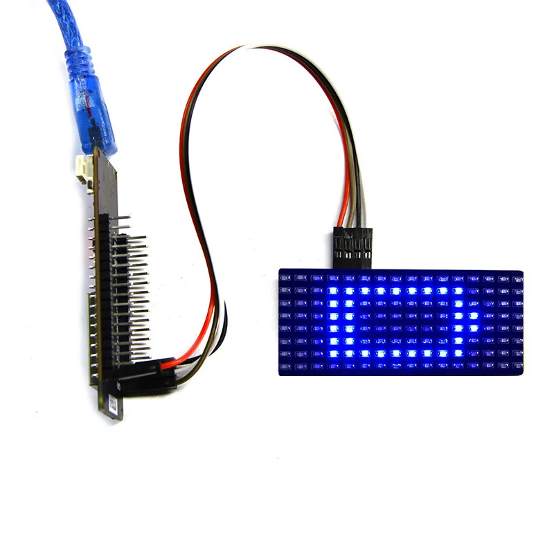 Панель для демонстрации синий светодиодный дисплей модуль Mircobit ESP32 ESP8266 |