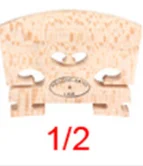 10 шт./лот Клен деревянная скрипка мост регулярные Тип 1/8& 1/4& 1/2& 3/4& 4/4 Размеры Музыкальные инструменты - Цвет: One half