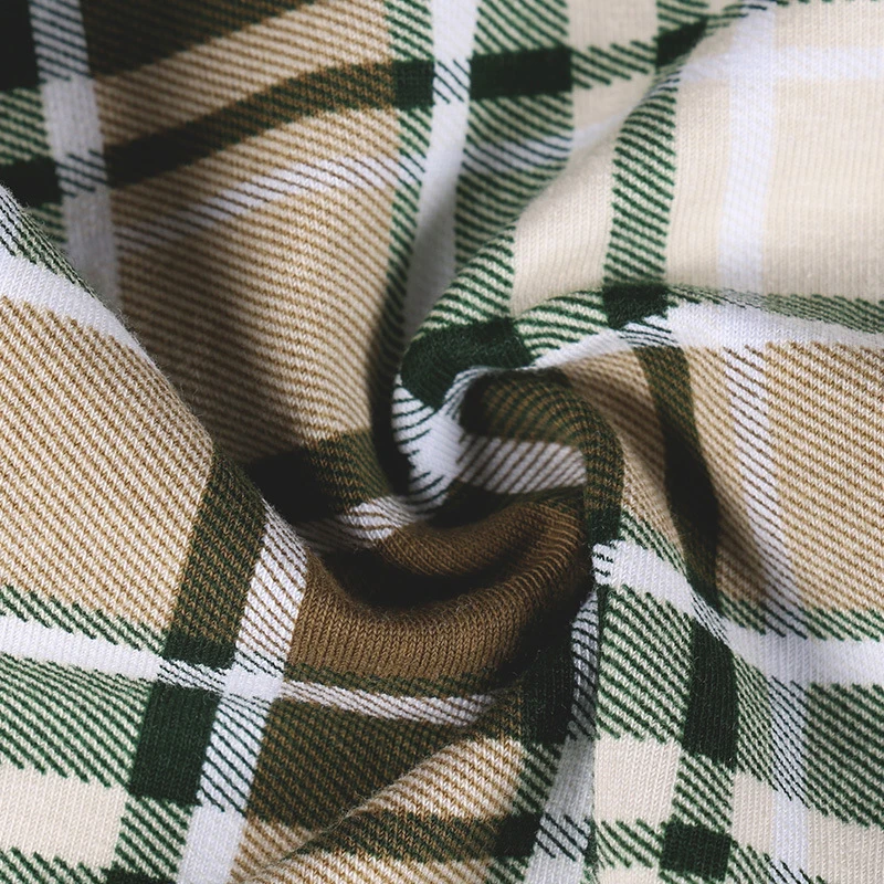 Горячее предложение новое клетчатое Мужское нижнее белье хлопок u образный пояс