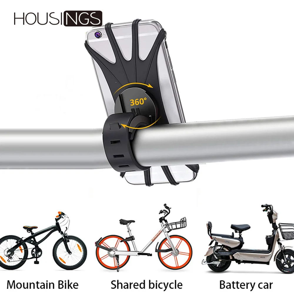 360 Вращающийся для крепления мобильного телефона на велосипед держатель