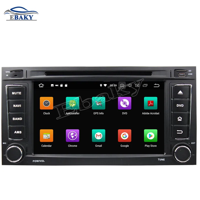 2din 4 Гб ОЗУ 64 ПЗУ Восьмиядерный Android 9 0 автомобильный DVD gps для VW TOUAREG 2002 2003 2004 2005 2006