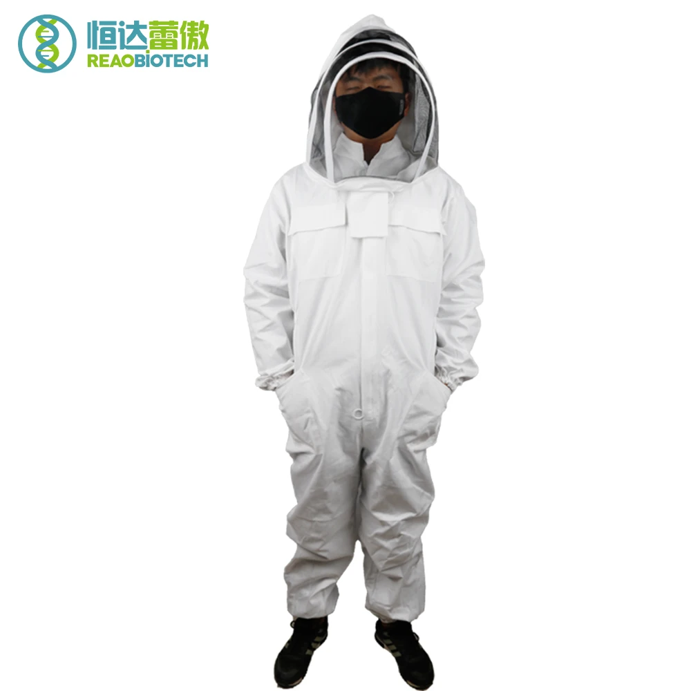 

Beekeeper's Protective Suits Beekeeping Apiculture Suit with Hat Bee Costume for Beekeeper HDBS-005
