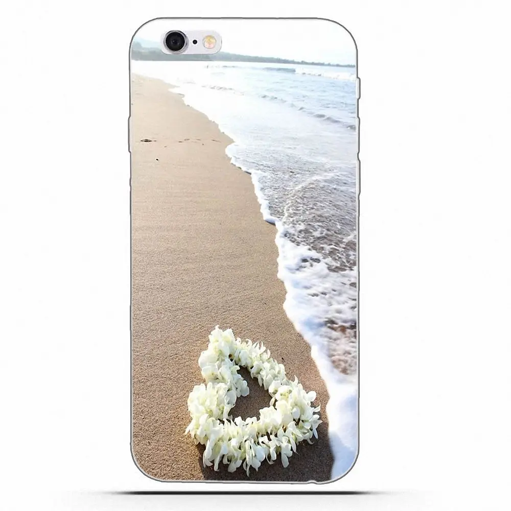 Пляжное море лучший друг Bff мягкий TPU мобильный чехол для Apple iPhone 4 4S 5 5C 5S SE 6 6S 7 8 Plus X