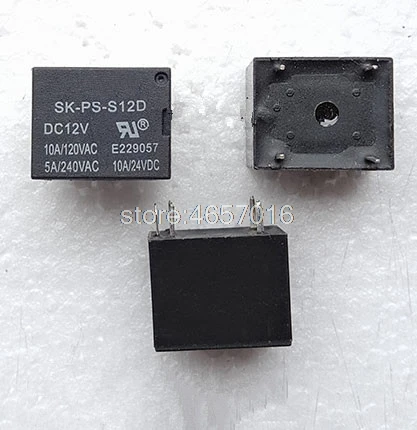 10 шт./лот SK PS S12D DC12V группа нормально открытых реле 5 pin DC12V|Реле| |