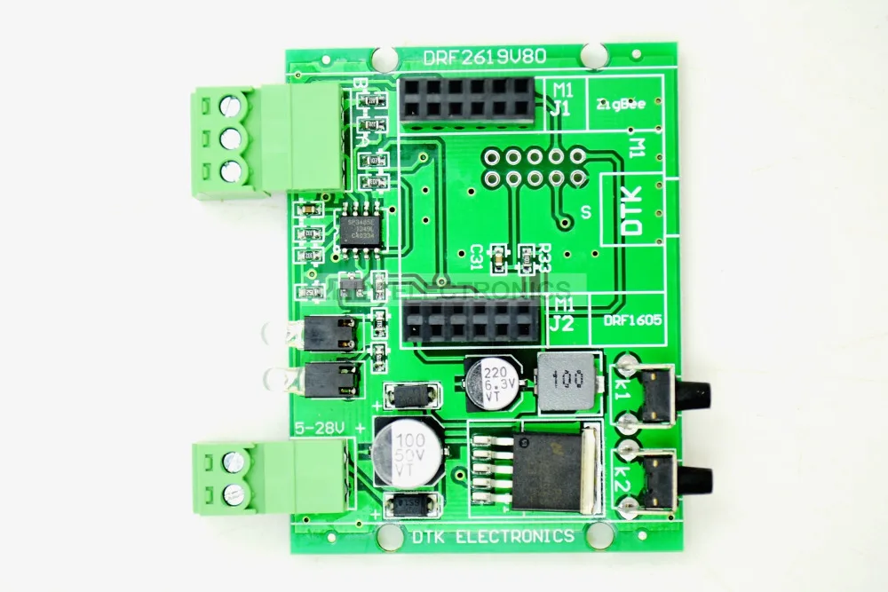 

CC2530 Zigbee Module-RS485 to TTL backplane baseboard DRF1605-RS485A