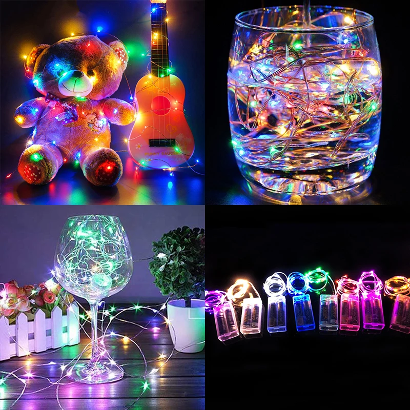 30LED гирлянда для феи прочная двора сказочный свет пейзаж лампа сад