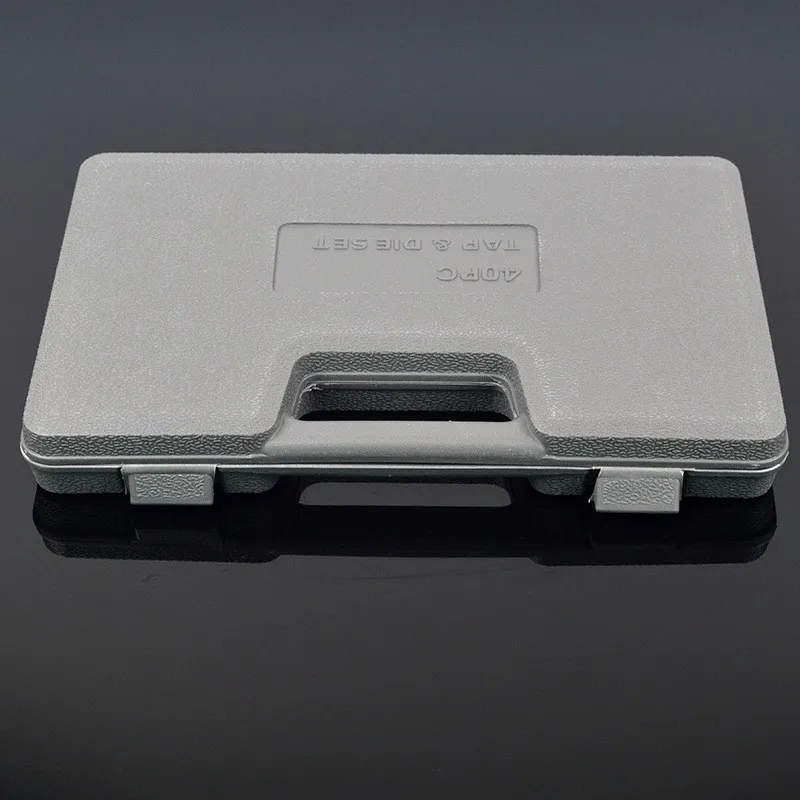 

40pcs Tap Die Set Hand Thread Plug Taps Handle Metric Tap Dies Holder Set Threading Tool