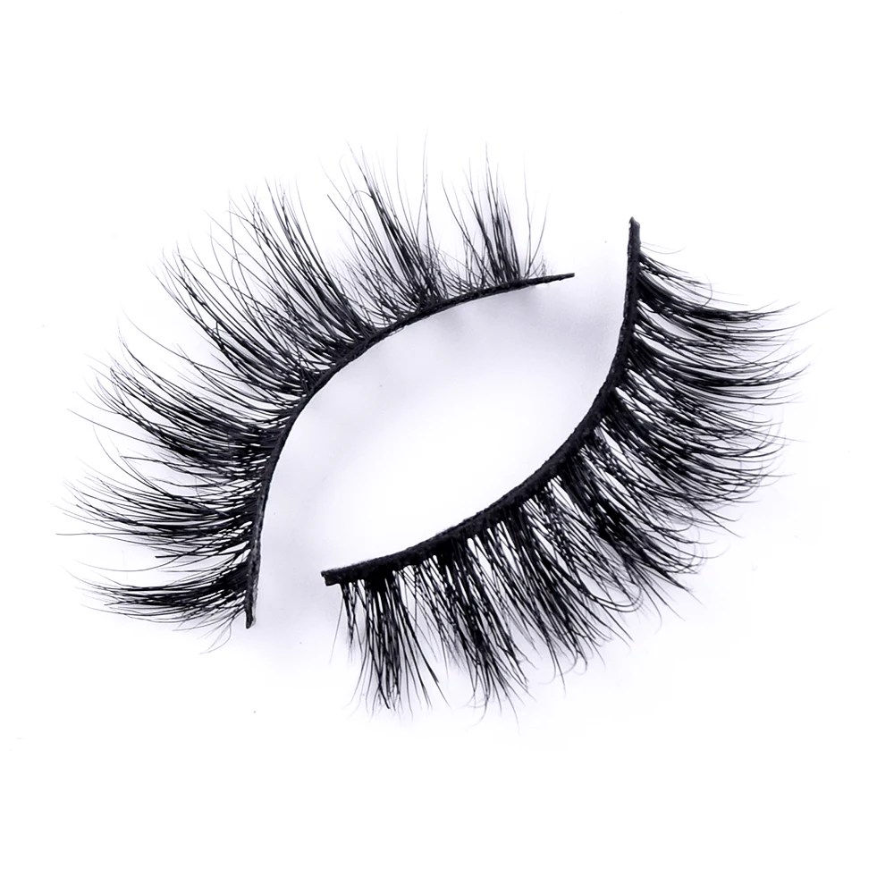 Блестящие накладные ресницы на магнитах 2 магнита 3D норка магнитные и 1 пара