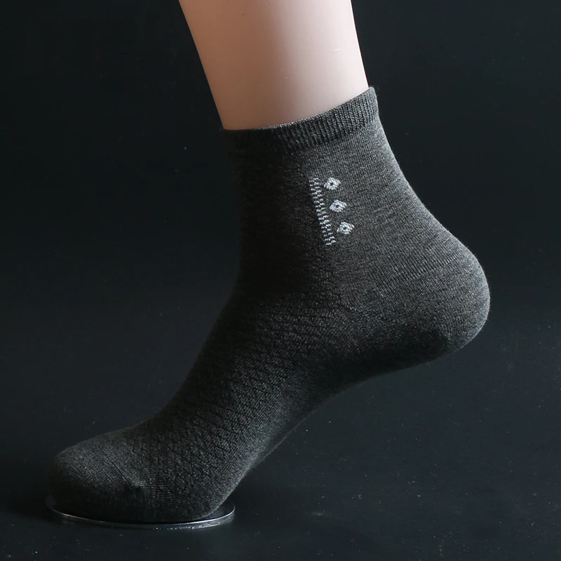 Носки мужские тонкие сетчатые из бамбукового волокна легкие Простые
