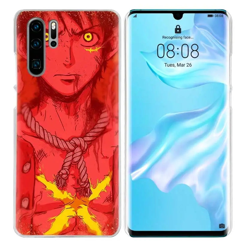 06 Цельный чехол D Luffy для huawei P20 P Smart Z Plus P30 P10 P9 P8 mate 10 20 lite Pro жесткий чехол для телефона с аниме - Цвет: 06