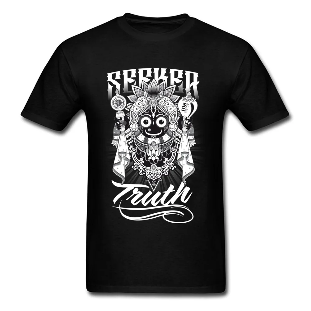 Мужская футболка с коротким рукавом Seeker Of The Truth черная хлопковая Футболка