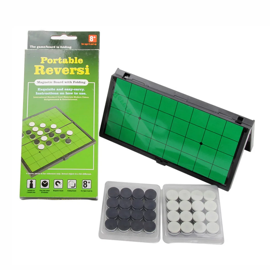 25x25 см магнитный портативный складной реверси Отелло портативная доска шахматы