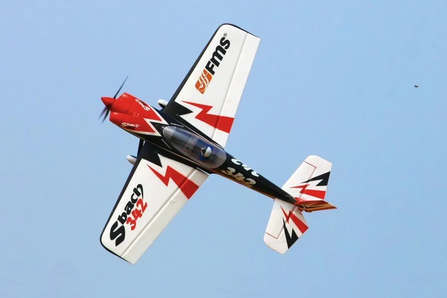 FMS 1300 мм 1 3 м Sbach 342 4CH 4S прочный EPO Аэробика 3D PNP RC самолет Радиоуправление хобби