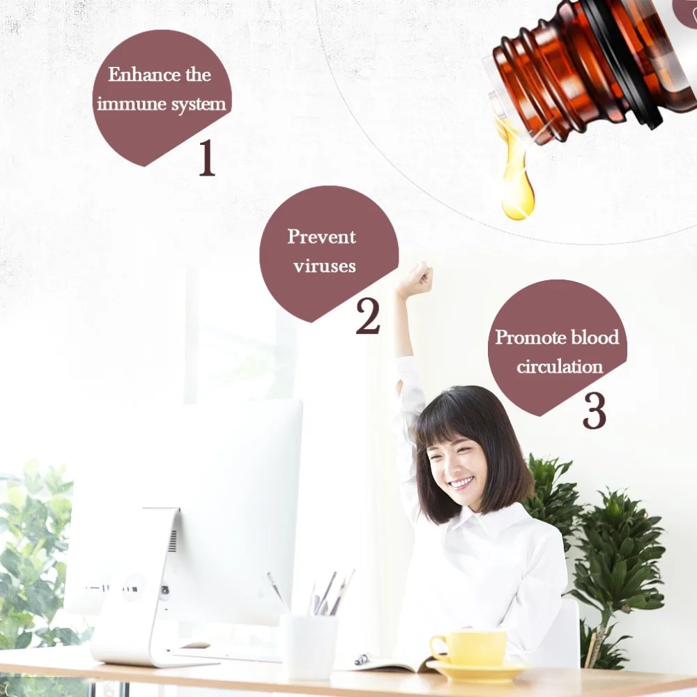 Эфирное Масло для массажа шейного отдела 100% чистое натуральное эфирное масло