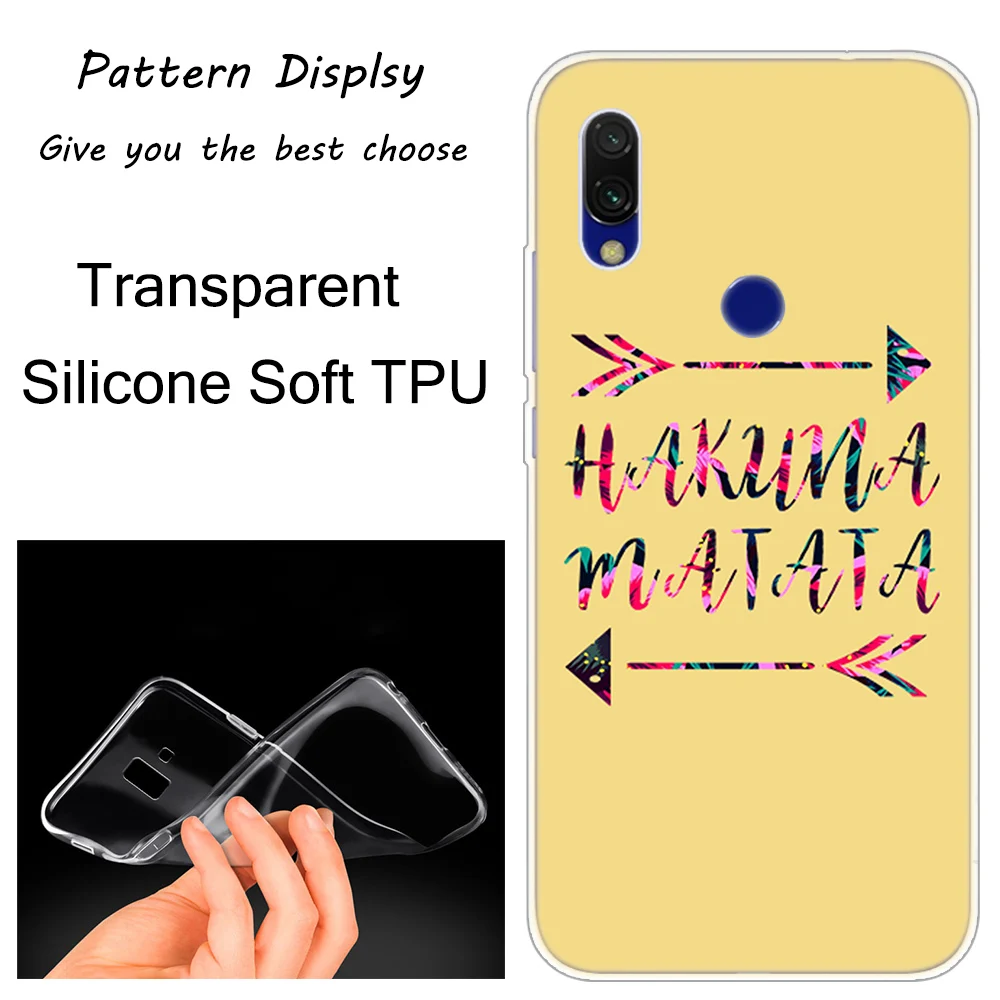 009 Мягкий силиконовый чехол Hakuna matata The Lion King для Xiaomi Redmi K20 7 7A 5 5Plus 6 6A S2 Note 8 7 6 5 Pro - Цвет: 009