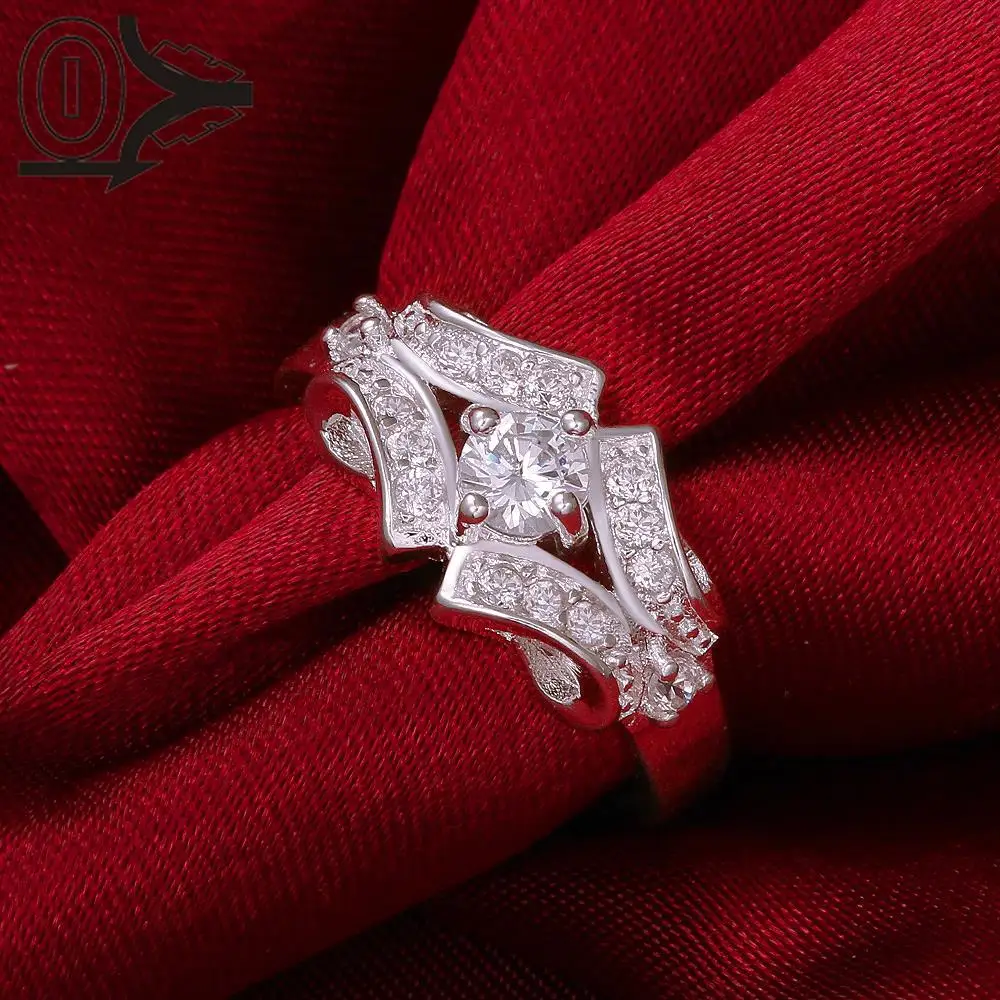 Новое поступление 2017 года Горячие посеребренное кольцо серебро Модные украшения