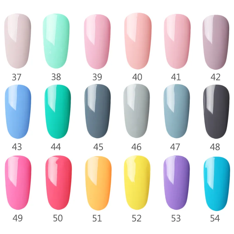 NAILWIND 7 мл Однотонная одежда гель лак для ногтей 01 30 УФ светодио дный Блестящий
