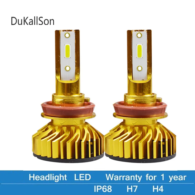 H7 H4 светодиодные Автомобильные фары H1 H3 H8 H11 LED 9005 HB4 9006 HB5 HB3 HB2 9003 9004 9007