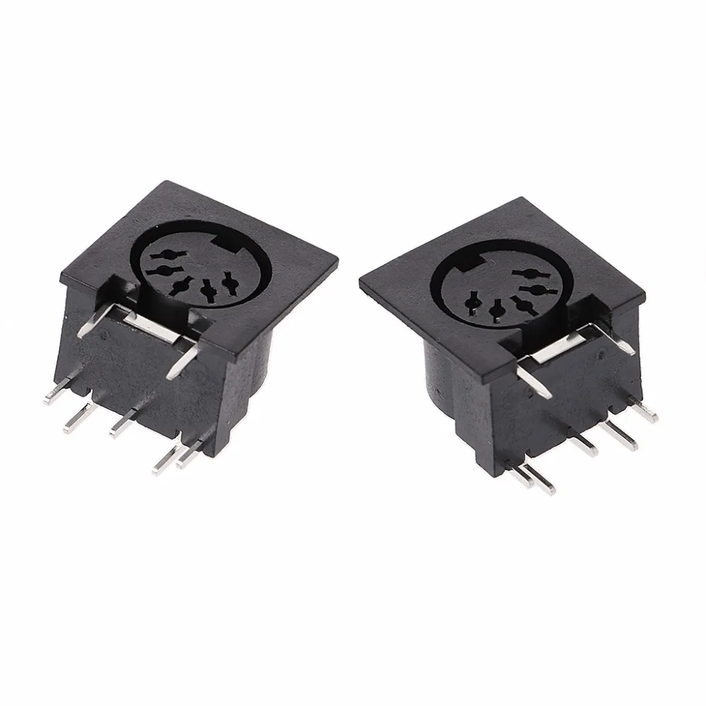 10 Pcs/Set PCB Panel Mount Female Connector DIN5 DIN 5-Pin Jack DS-5-01 Connectors | Обустройство дома