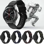 Спортивный тканый нейлоновый кожаный ремешок для часов, ремешок для Samsung galaxy Watch, 46 мм, быстрая замена, ремешок для часов Gear S3, 22 мм
