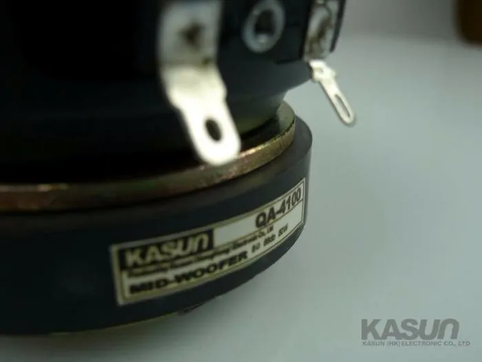 1 шт. Hi-Fi серии НЧ-динамик громкое Динамик бумага НЧ-динамик Динамик QA-4100 4-х дюймовый басовый динамик 80 Вт 8 Ом для усилителя