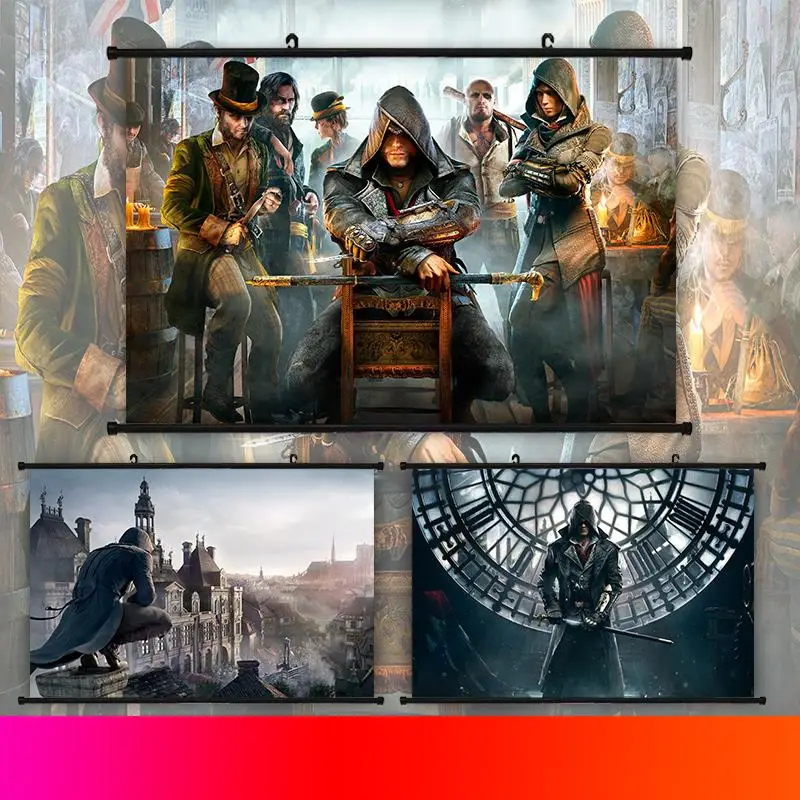Assassins Creed Звездные войны мой герой академические круги прокрутки живопись аниме