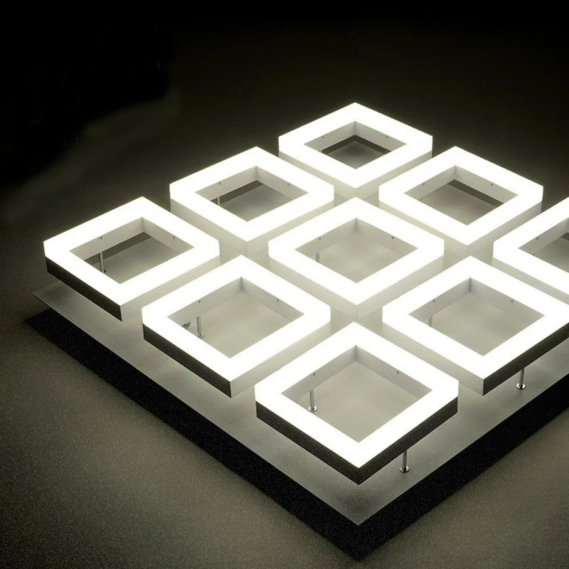 2017 NEW minimalist acrylic modern led ceiling lights for living room bedroom ac 85-265v home decorative lamp | Освещение