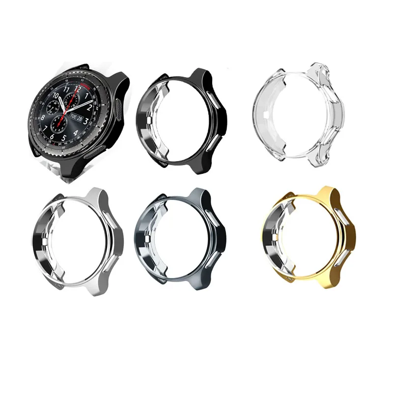 Мягкий защитный чехол из ТПУ для Samsung Gear S3 Classic Watch Frontier Galaxy рамка часов бампер 46