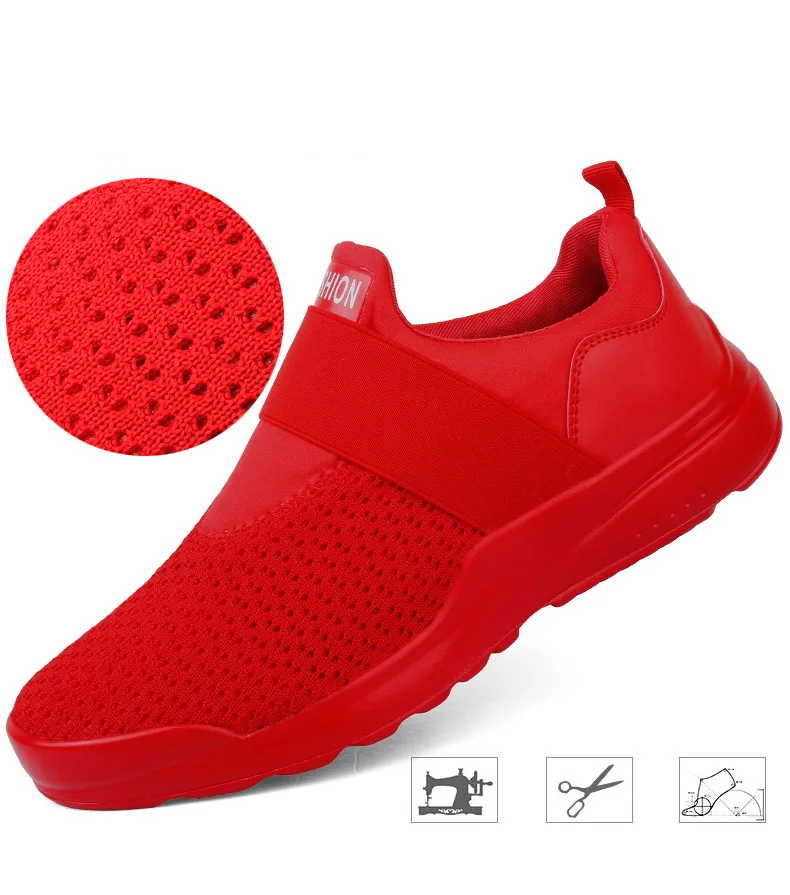 SOCONE/дышащие Прогулочные кроссовки; Мужская обувь Flyknit; спортивная обувь для занятий спортом; Мужская обувь без шнуровки для тенниса и кроссфита; кроссовки; 6-12
