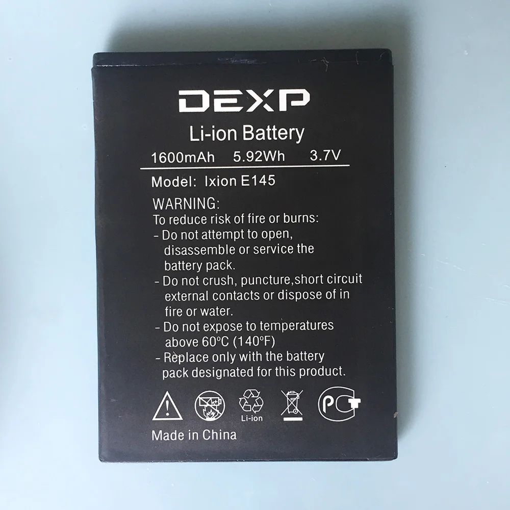 1600 мАч Высокая емкость IXION E145 батарея для DEXP EVO SE телефон доставка + код