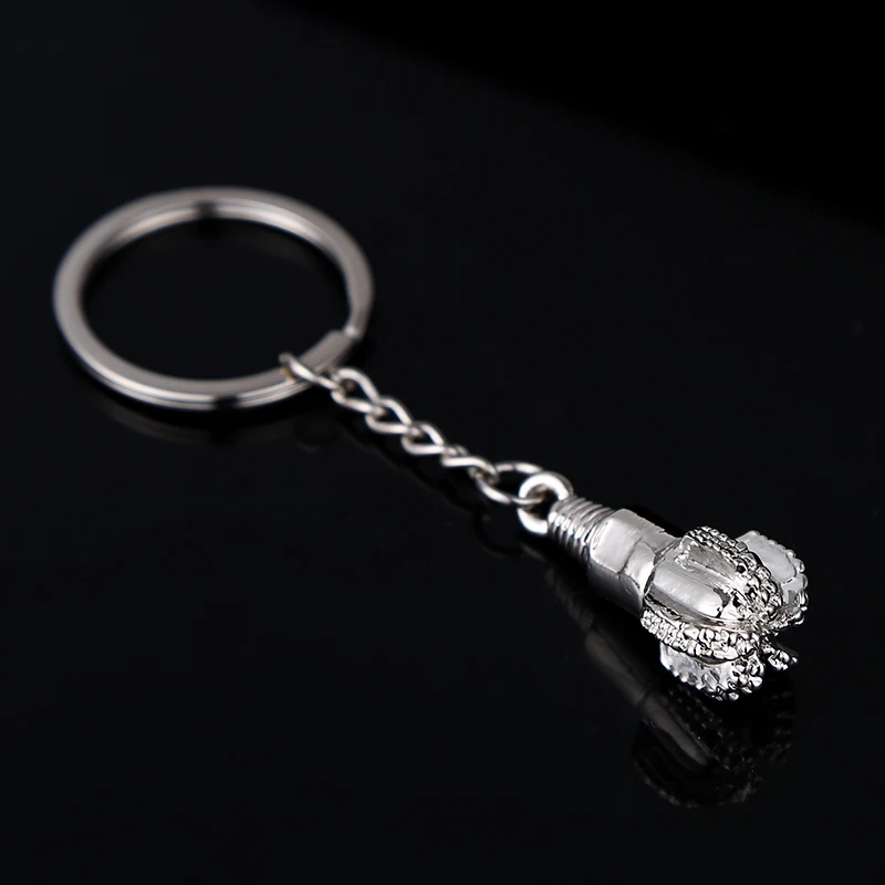 Цинковый сплав брелок с подвесом дрель Шарм труба сверло Шестерня сумка брелки