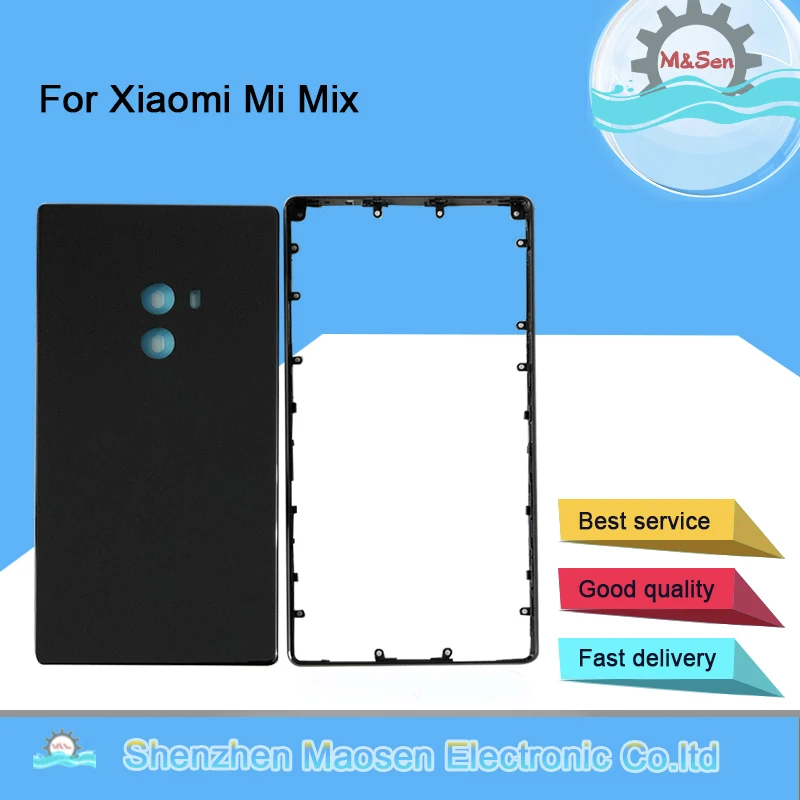 M& Sen для 6," Xiaomi mi x/mi x Pro 18k версия керамическая передняя рамка mi ddle рамка и задняя крышка батареи Чехол