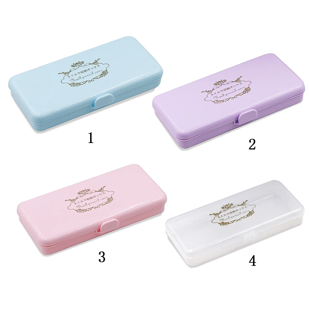 1 шт. ящик для хранения ногтей Длинные ножницы пластиковые инструменты маникюра