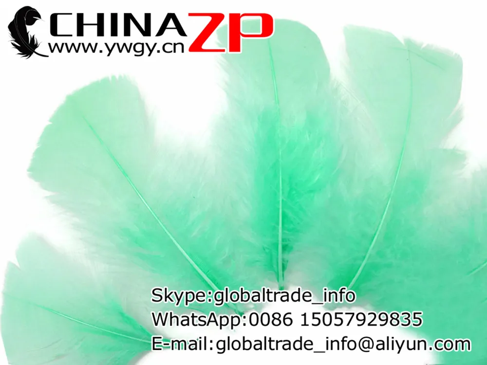 Retail and Wholesale from CHINAZP Factory 1000pcs/lot New Arrival Mint Green Fluffy Turkey T-Base Feathers | Дом и сад