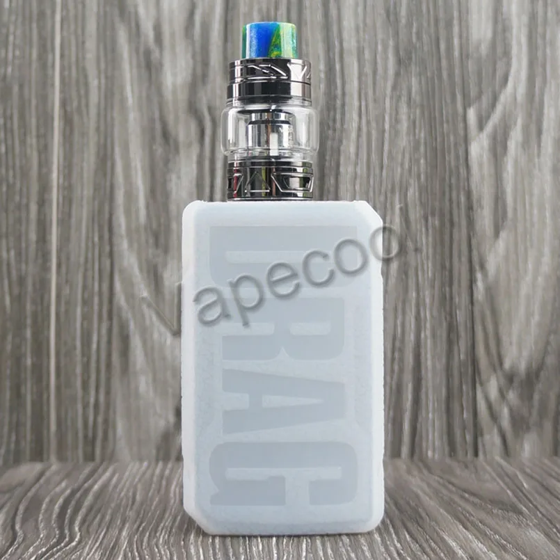 clear Силиконовый чехол VOOPOO DRAG 2 с текстурой, противоскользящий, подходит для Vape VOOPOO DRAG V2 177W TC BOX MOD - Цвет: clear