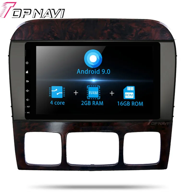 9.0 2G-16G 4 Core Topnavi Android 9,0 автомобильный стереоплеер для Benz S W220(1998 1999 2000 2001 2002 2003 2004 2005) gps навигация без DVD Восьмиядерный - Цвет: 9.0 2G-16G 4 Core