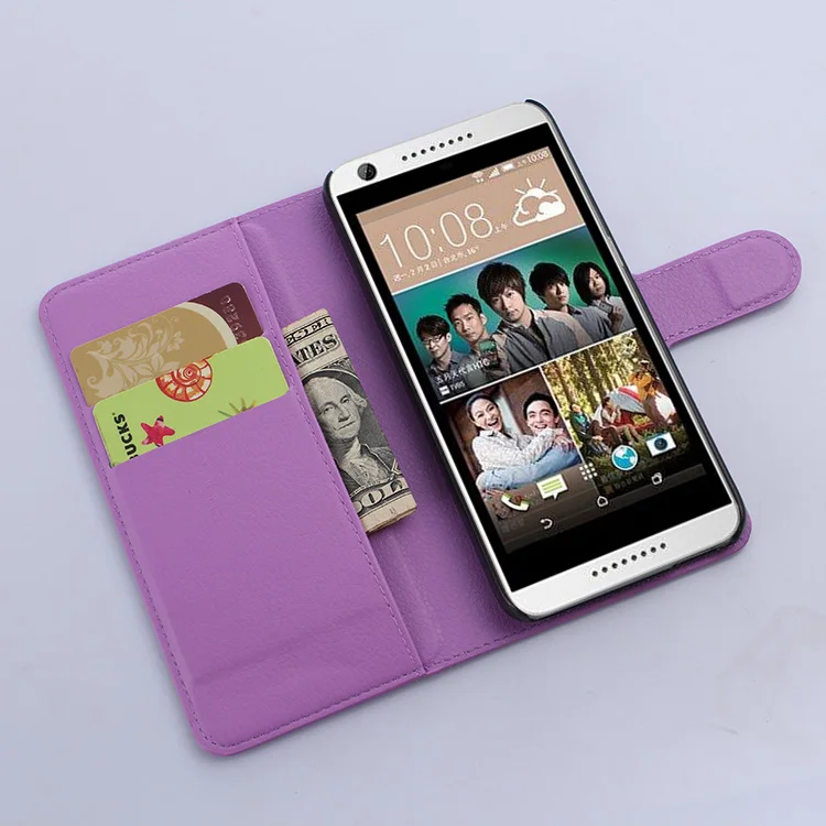 Кожаный чехол книжка с бумажником для HTC Desire 626 626D 626S 626W A32/620 620G/820 Mini Dual SIM задняя