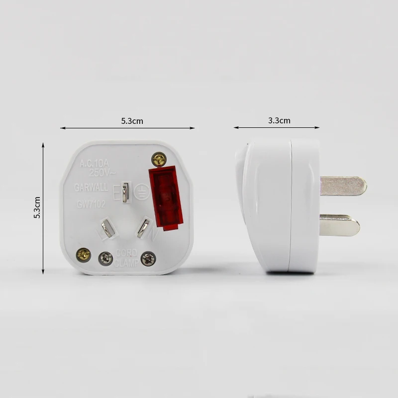 5 шт. AU Switch 250В 10А AC Power Plug с переключателем Штекерная электрическая розетка