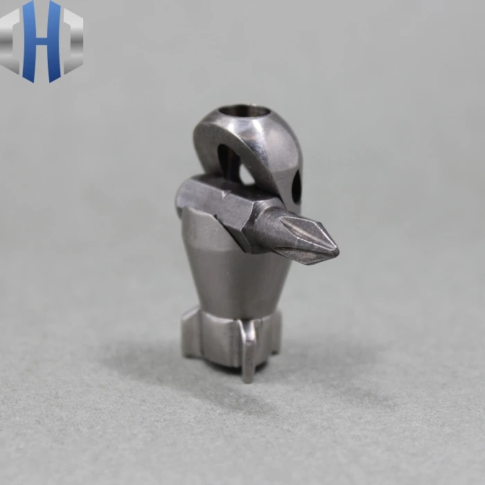 Полированный Акула титановый Наклонный Зонт EDC веревка нож кулон ремешок рандеву