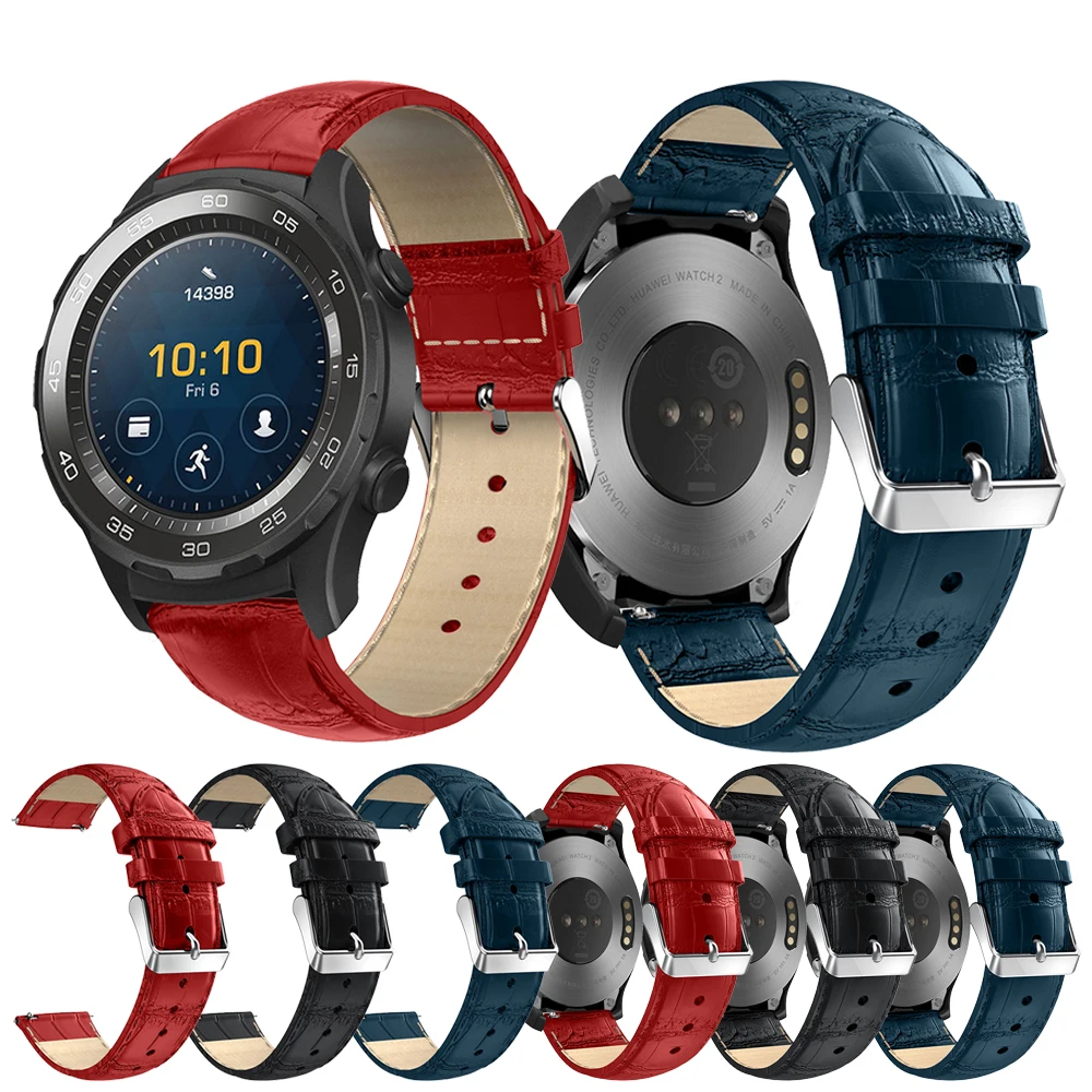 Для huawei Watch 2 Смарт часы замена роскошный кожаный браслет ремешок для huawei часы 2 оригинальные часы аксессуары