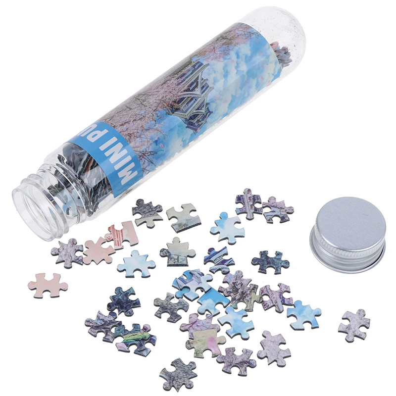 150 шт. мини-бумажные Пазлы для детей и взрослых Обучающие Развивающие головоломки