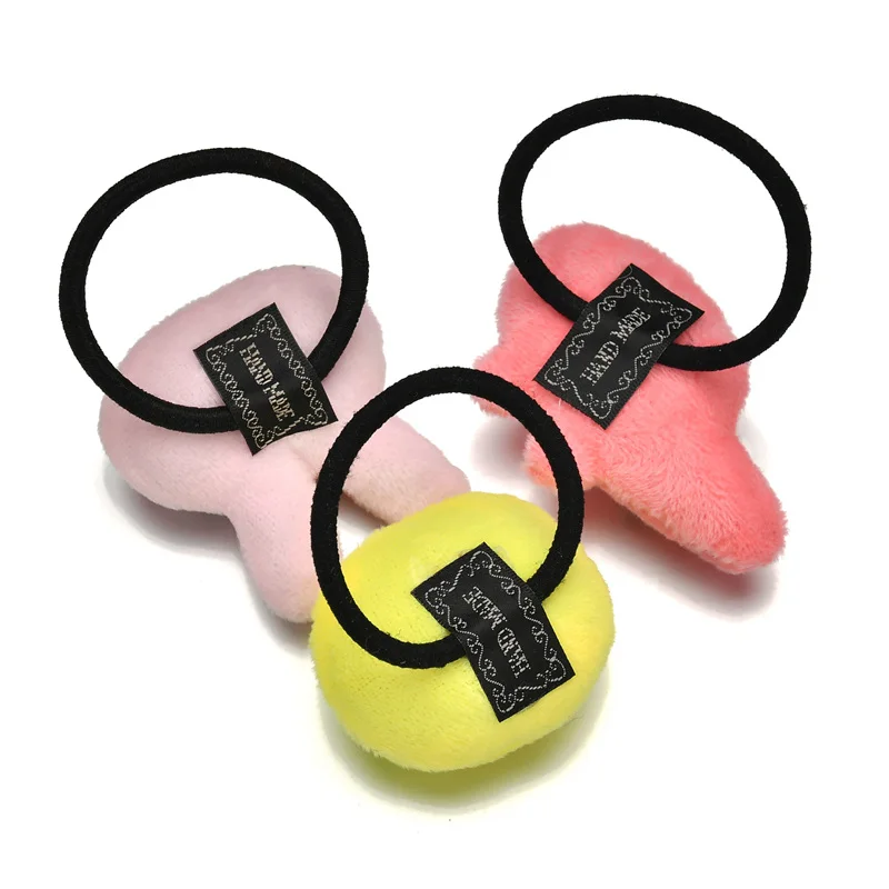 10 шт./упак. мягкая плюшевая морковка эластичная обувь из резинки для волос с