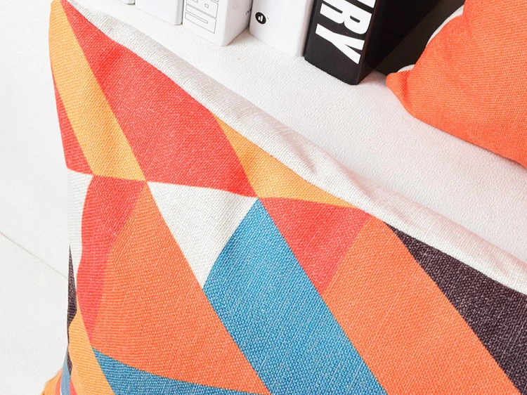 Новый современный накидки на подушки с геометрическим рисунком темно серые