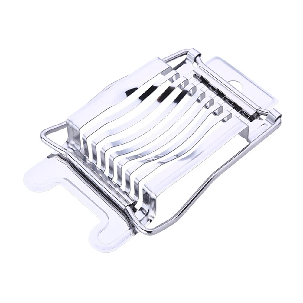 Durable Stainless Steel Egg Slicer with Cutting Wires Multifunctional Boiled Soft Food | Дом и сад