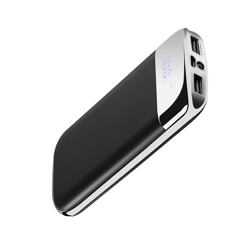 30000 мАч Внешний аккумулятор повербанк 2 USB LED портативное зарядное устройство для