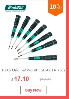 Pro'sKit SD-9817 6 в 1 Набор отверток многофункциональный трещотка отвертка ремонтный набор инструментов