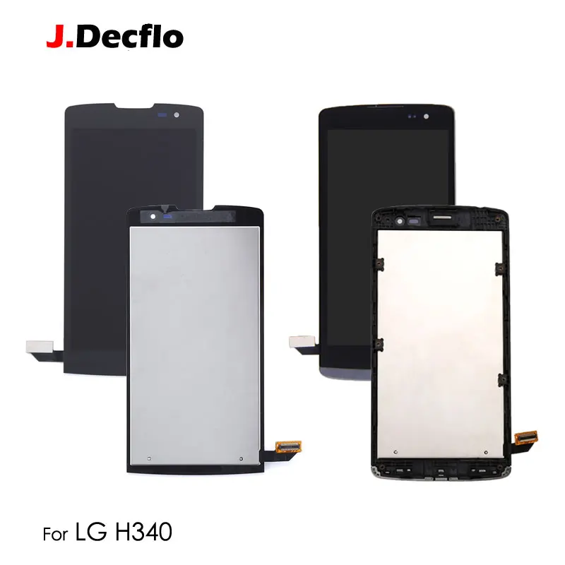 Замена для LG Leon H340 H345 H340N H324 MS345 ЖК дисплей сенсорный экран с/без рамки дигитайзер