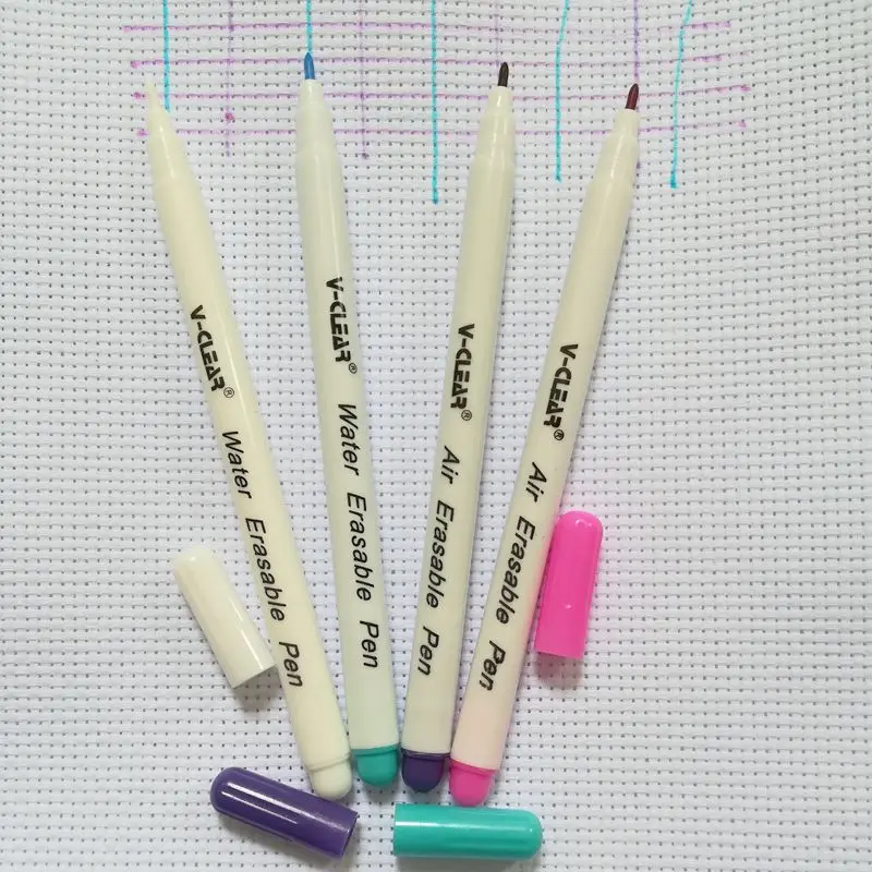 Маркер VCLEAR синий стираемый в воде белая Водорастворимая Ручка фиолетовый маркер